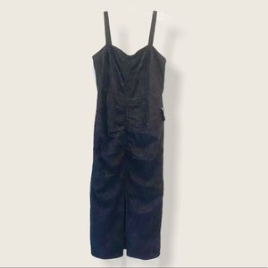 NWT Cooper St Midi Ruched Embroidered Floral Dress Sz 6